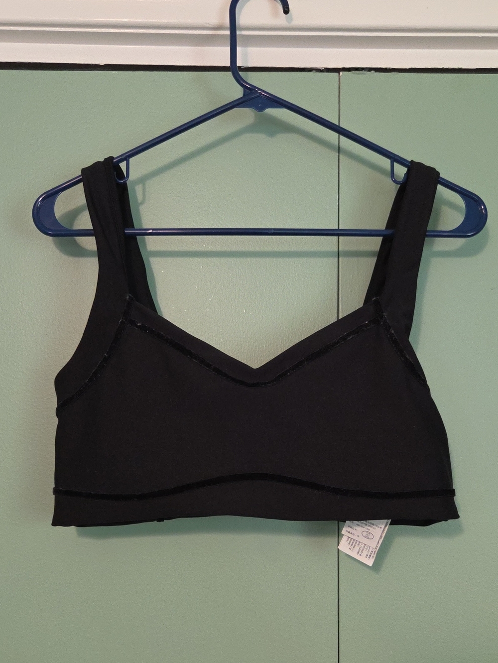 YPB Abercrombie Black Sports Bra Size Large